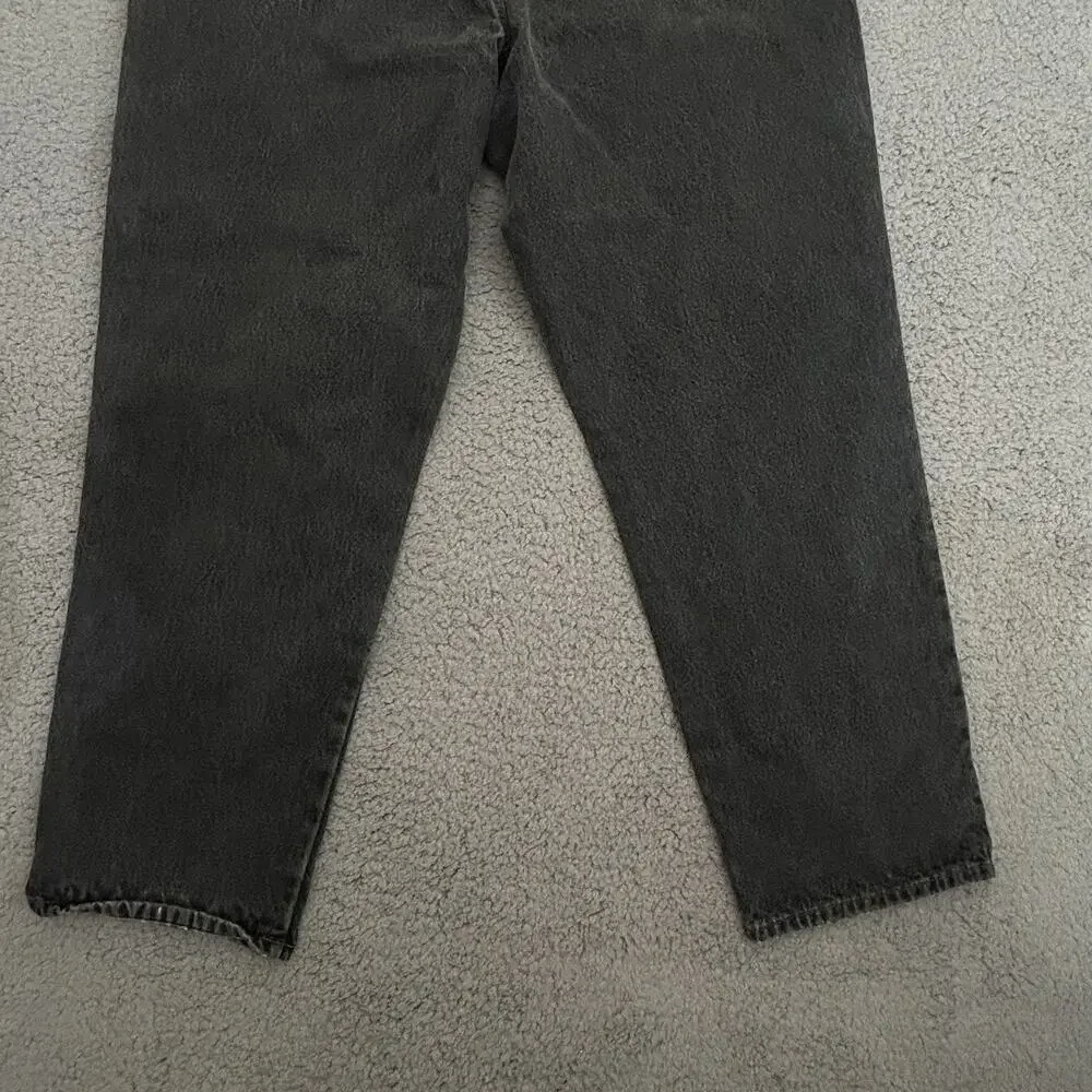 LL Bean Jeans Men’s 40x32 Black Denim Classic Fit Flannel Lined Outdoor Workwear - Picture 16 of 16
